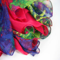 Wholesale 100% Polyester Organza Fabric Cheap Chiffon Scarf